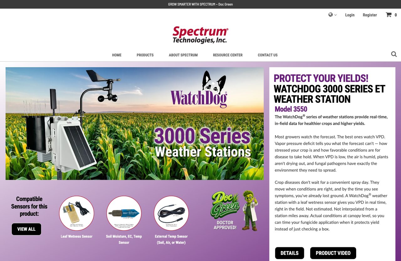 The specmeters.com homepage with the support copilot open in the
                  bottom corner